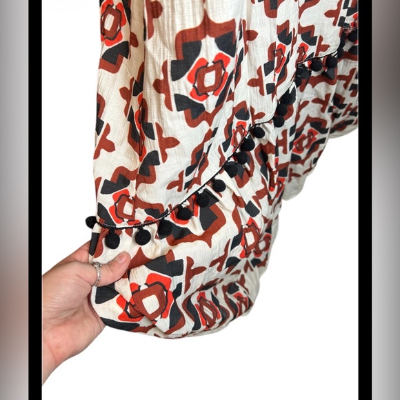 NWT Alix Friedberg On 34th Medallion Boho Sleeveless Maxi Dress Size S - Picture 5 of 9